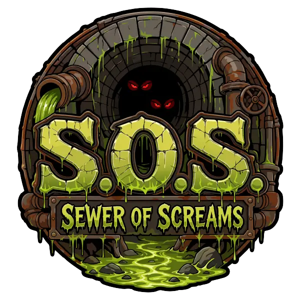 Sewer of Screams - Castle Dark Maze logo