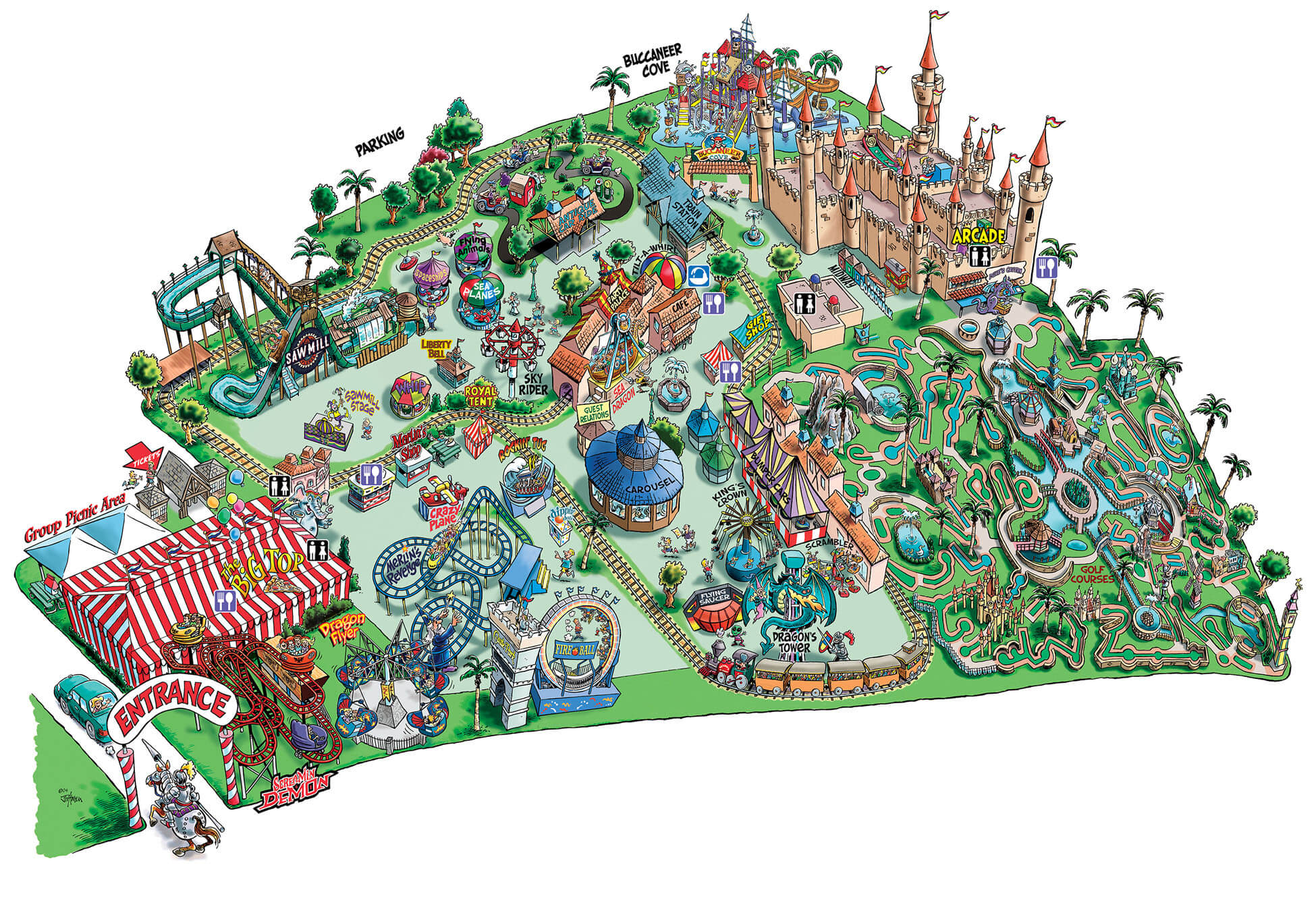 Castle Park Map