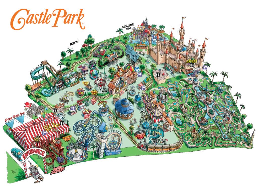 Castle Park Map Transparent