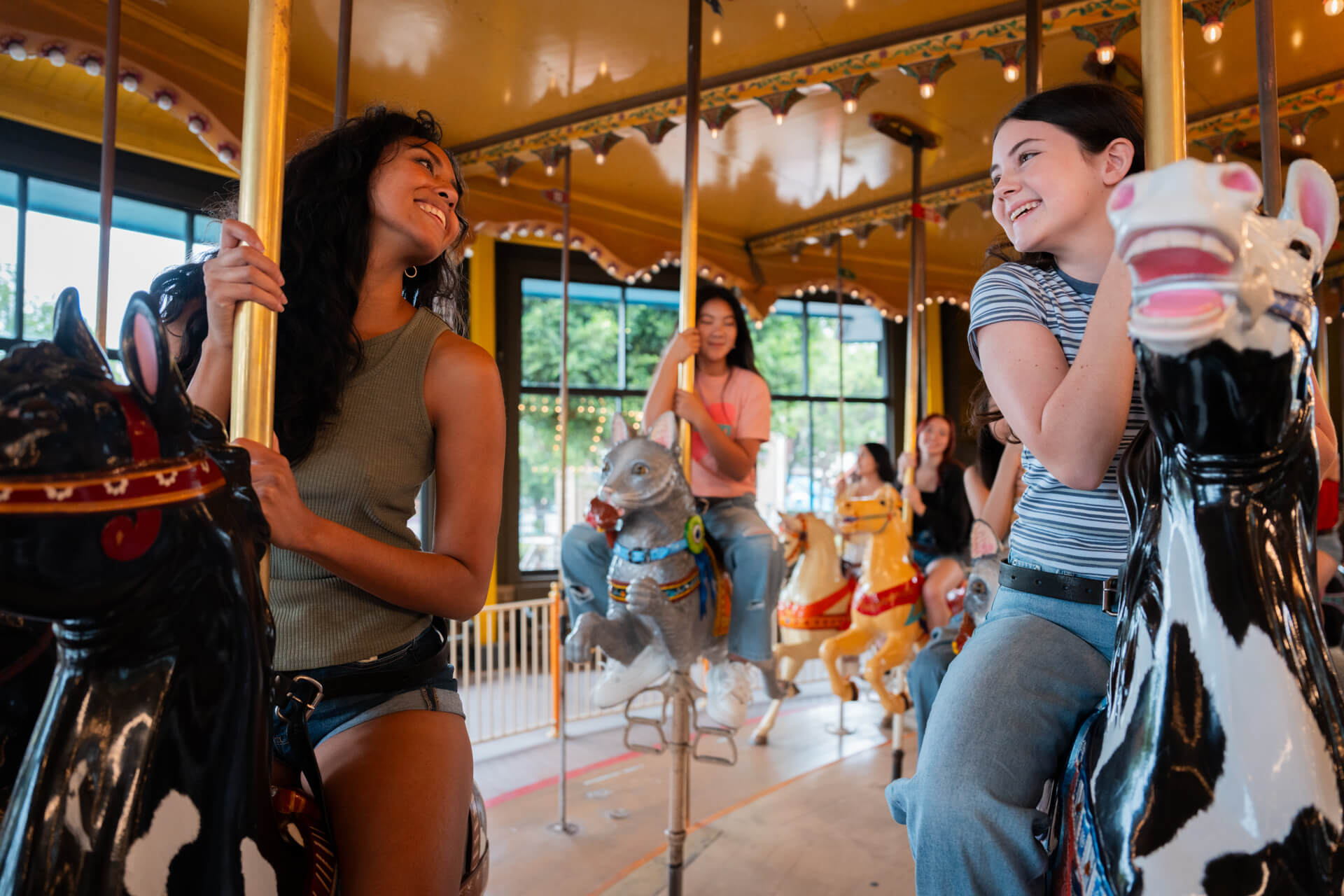 Castle Park Riverside merry go round