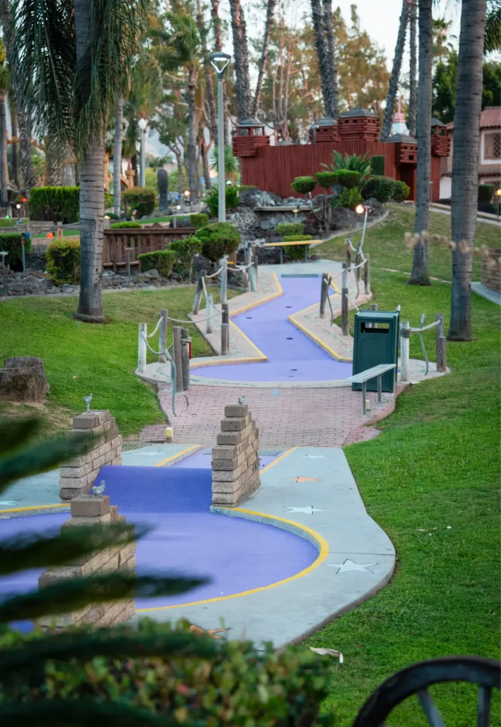 castle park mini golf course