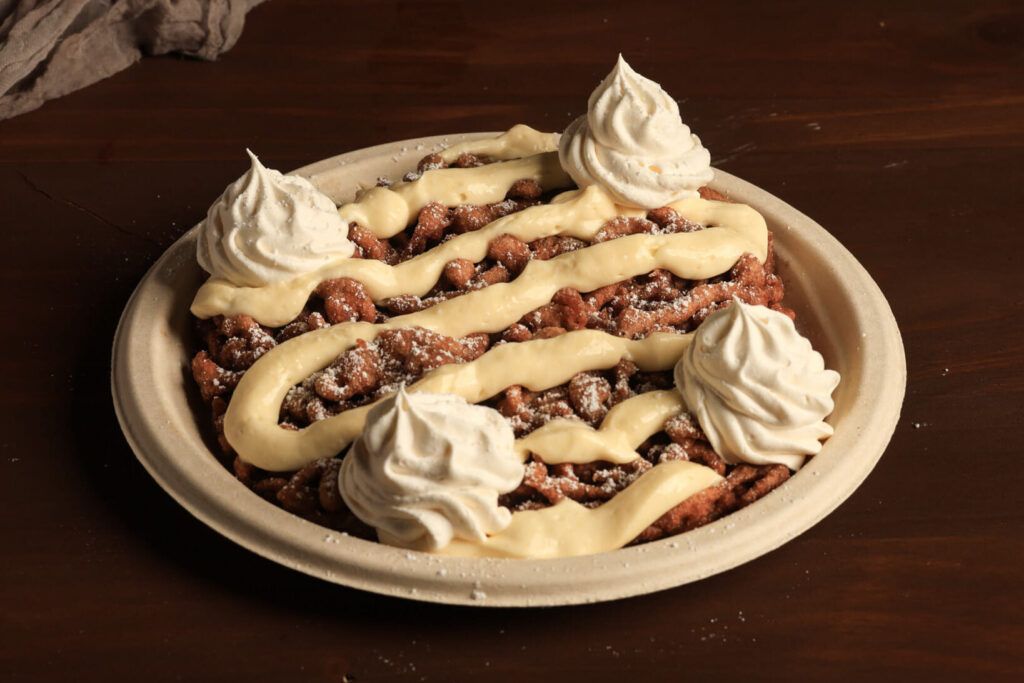 Pumpkin Spice Funnel Cake