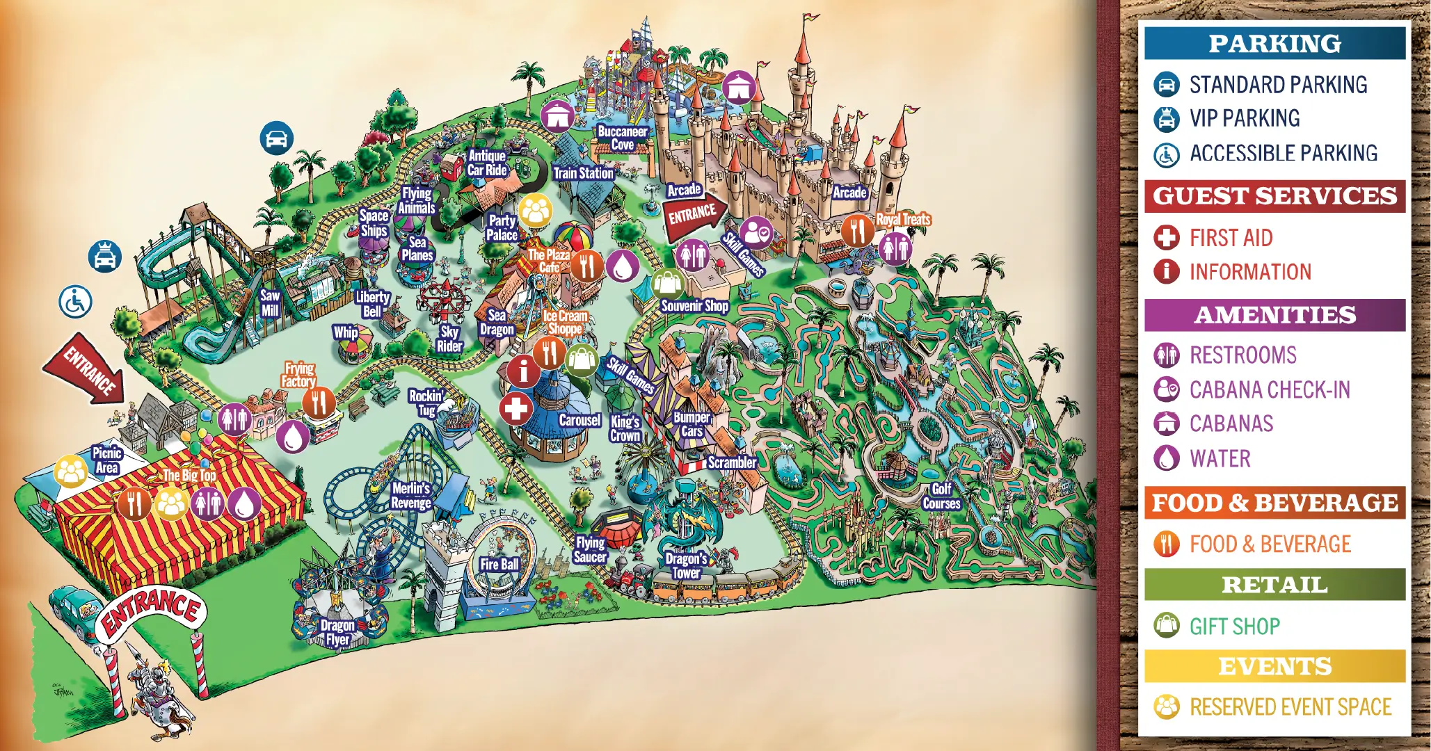 Castle Park Map