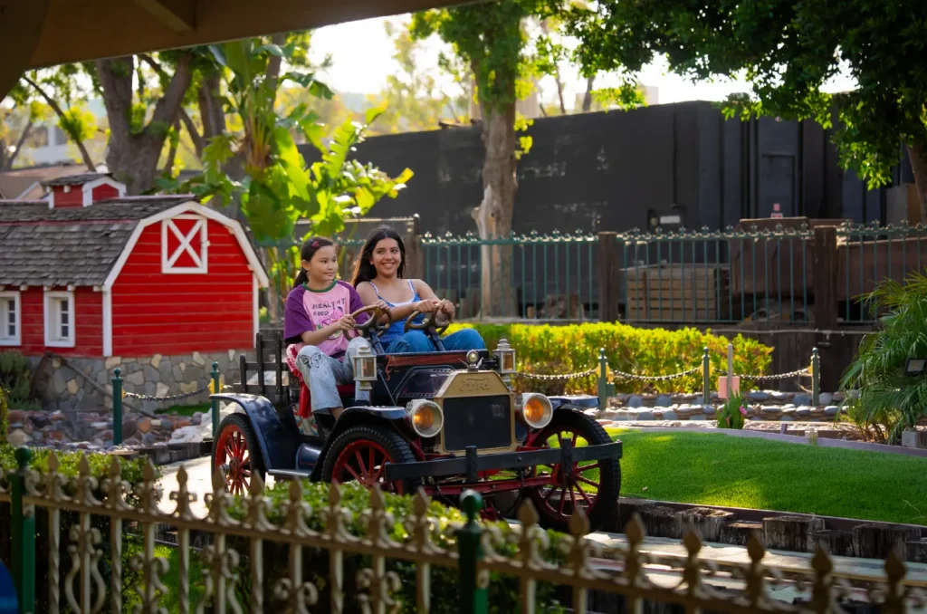 antique car ride at castle park