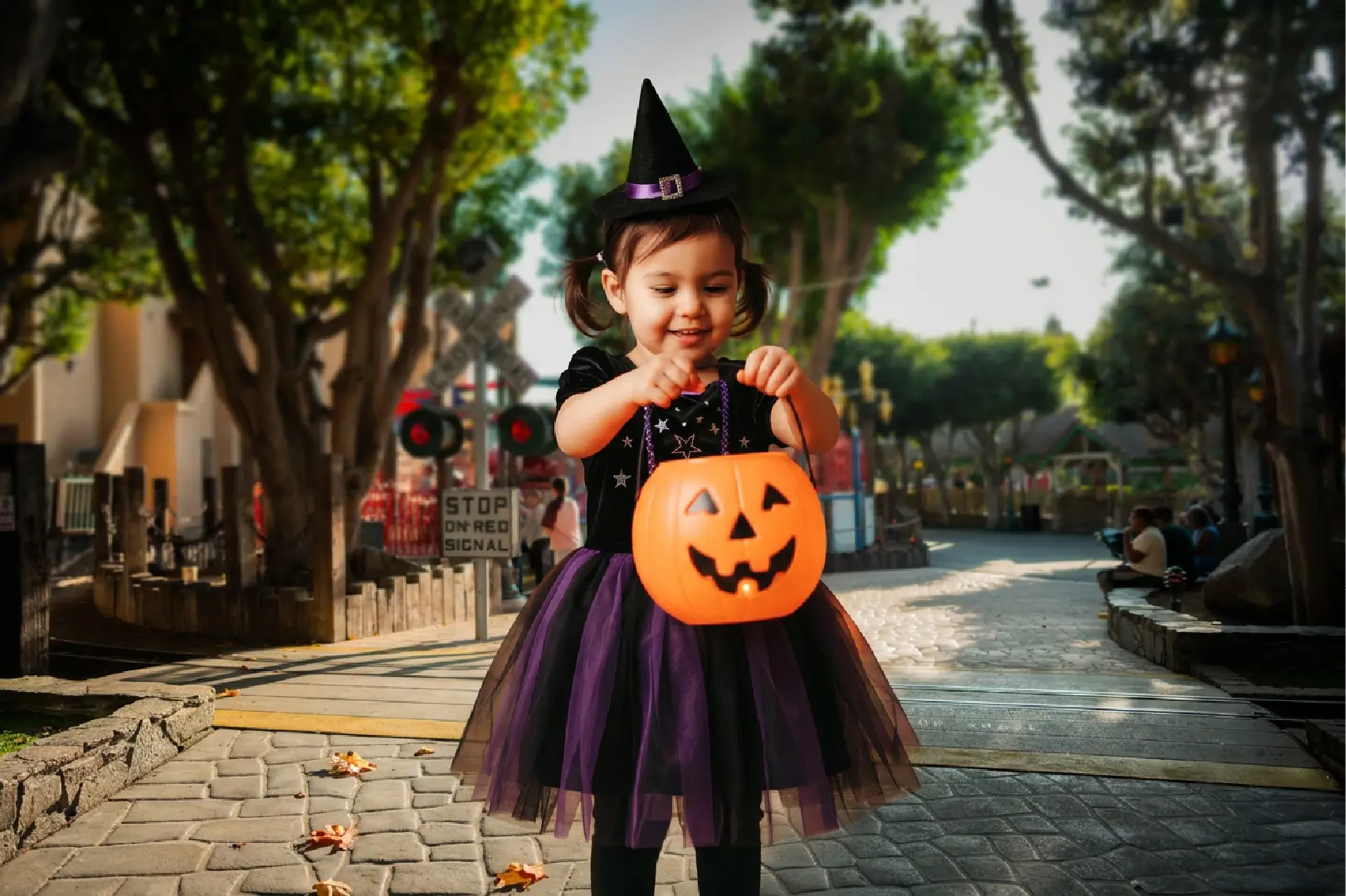 trick or treat at castle park for kids